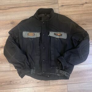 First Gear Kenya High Performance Hypertex Padded Touring Motorcycle Jacket XL